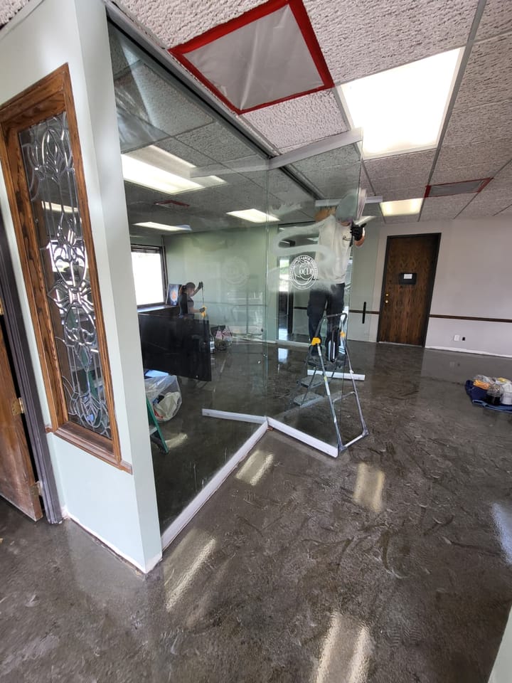 Final cleaning of the property, Anaheim, CA.