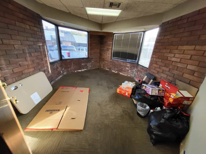 Contents packed out of the property, Anaheim, CA.